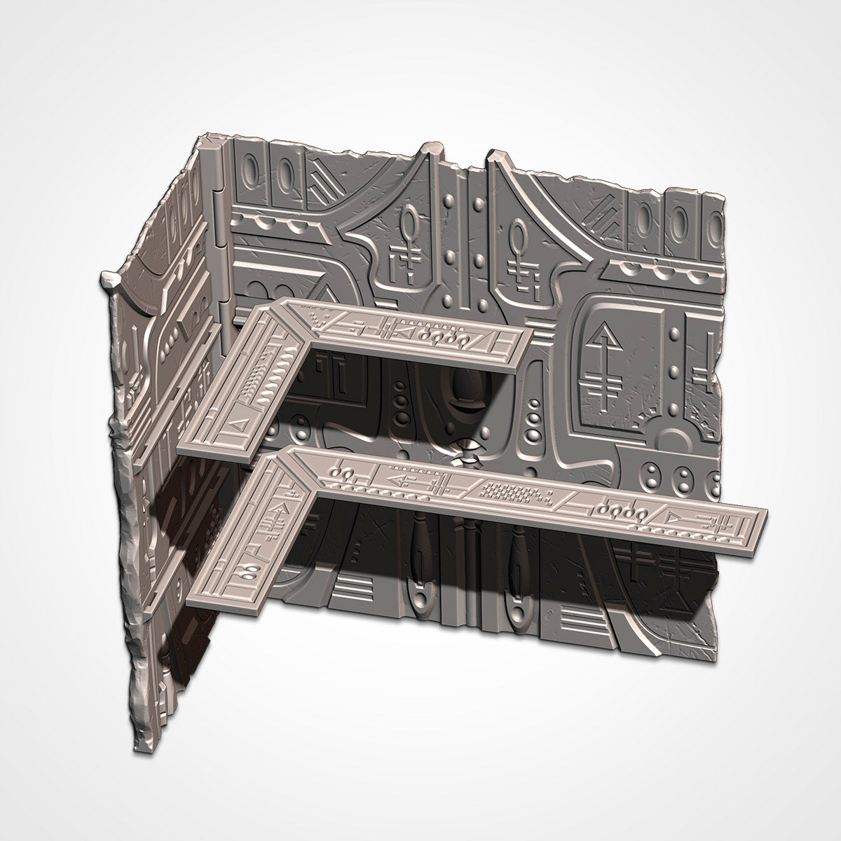 Ancient WTC Foldable Terrain - Practice Set