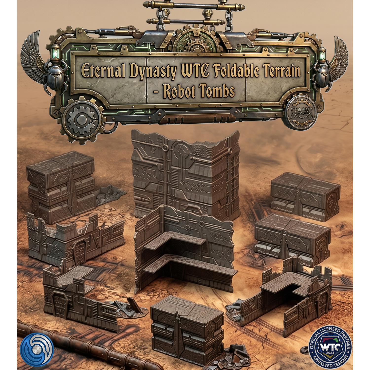 Eternal Dynasty WTC Foldable Terrain - Robot Tombs
