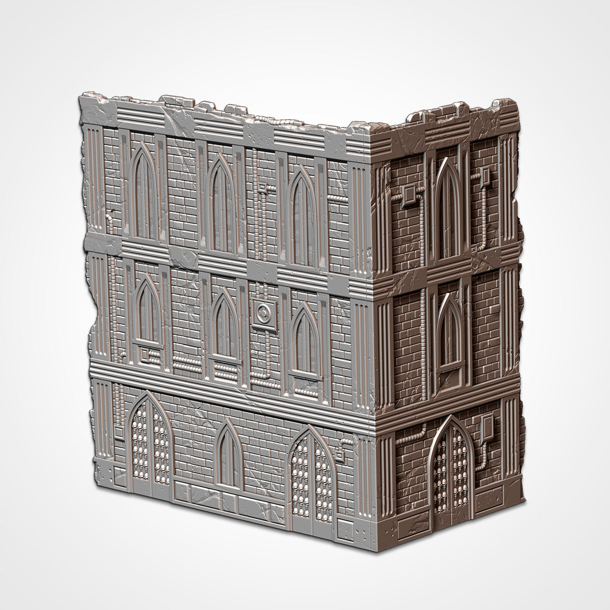 Cathedral Large Ruin | WTC Foldable Terrain | Grimdark Tabletop Scenery