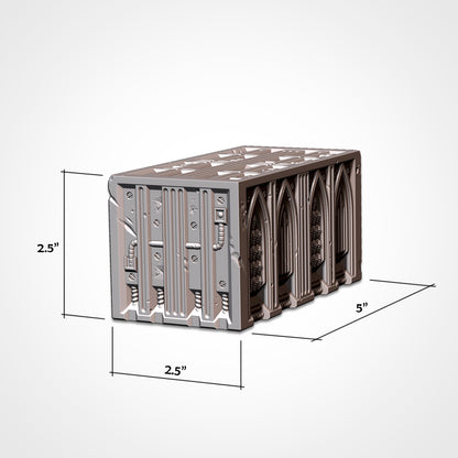 Cathedral Single Container | WTC Foldable Terrain | Grimdark Tabletop Scenery