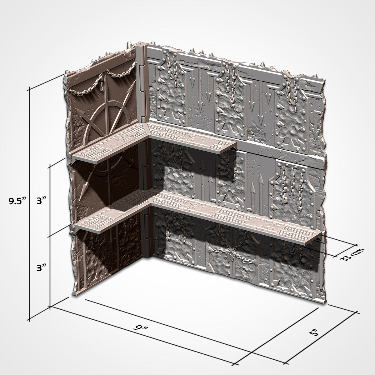 Corrupted WTC Foldable Terrain - Master Full Table Safety Set
