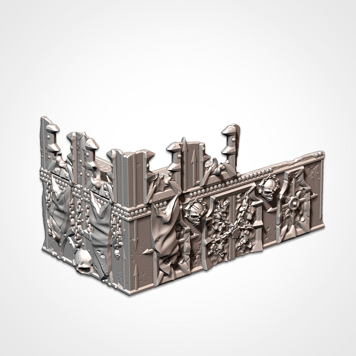 Decorative metal wall art with intricate designs on a white background