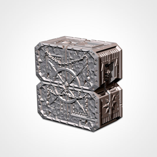 Corrupted Double Container | WTC Foldable Terrain | Grimdark Tabletop Scenery