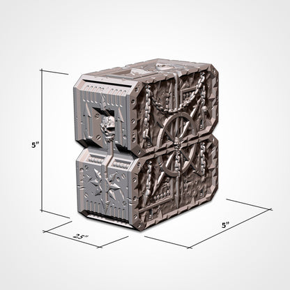 Corrupted Double Container | WTC Foldable Terrain | Grimdark Tabletop Scenery