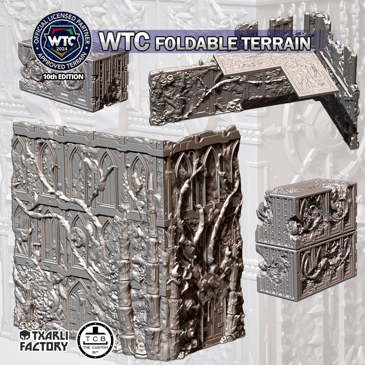 Alien WTC Foldable Terrain - Master Full Table Safety Set