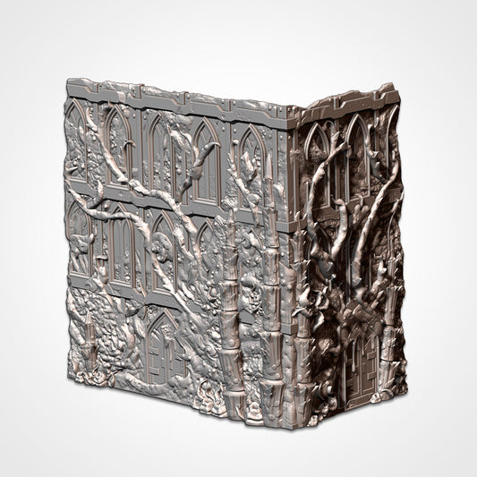 Alien Large Ruin | WTC Foldable Terrain | Grimdark Tabletop Scenery