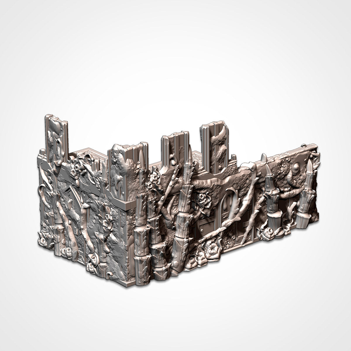 Alien Small Ruin | WTC Foldable Terrain | Grimdark Tabletop Scenery