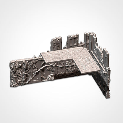 Alien Small Ruin | WTC Foldable Terrain | Grimdark Tabletop Scenery