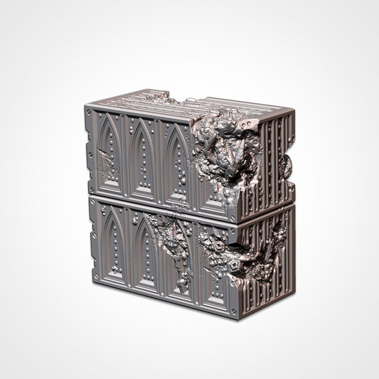 Alien Double Container | WTC Foldable Terrain | Grimdark Tabletop Scenery