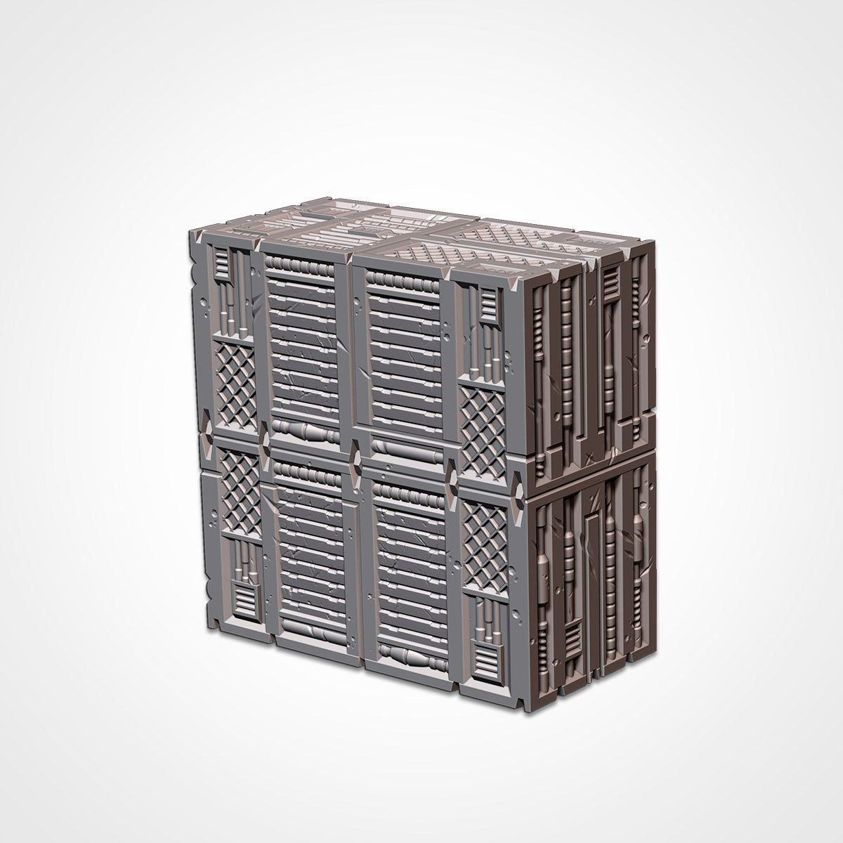 Eastern Bloc Double Container | WTC Foldable Terrain | Grimdark Tabletop Scenery