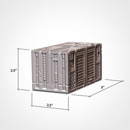 Eastern Single Container | WTC Foldable Terrain | Grimdark Tabletop Scenery