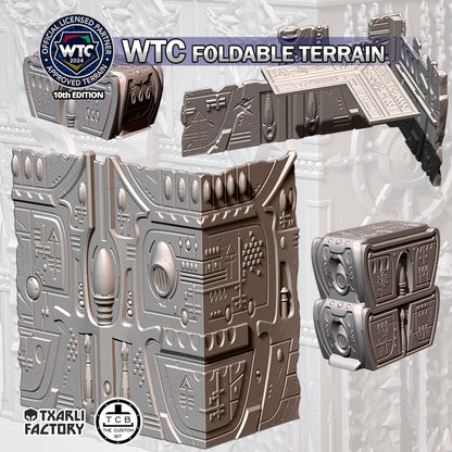 Ancient Small Ruin | WTC Foldable Terrain | Grimdark Tabletop Scenery