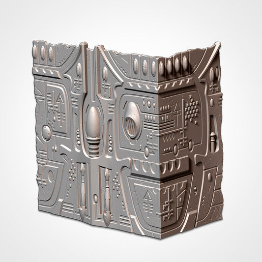 Ancient Large Ruin | WTC Foldable Terrain | Grimdark Tabletop Scenery