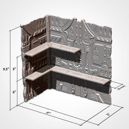 Ancient WTC Foldable Terrain - Practice Set