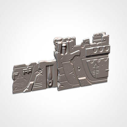 Ancient Small Ruin | WTC Foldable Terrain | Grimdark Tabletop Scenery
