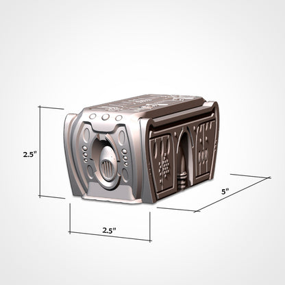 Ancient Single Container | WTC Foldable Terrain | Grimdark Tabletop Scenery