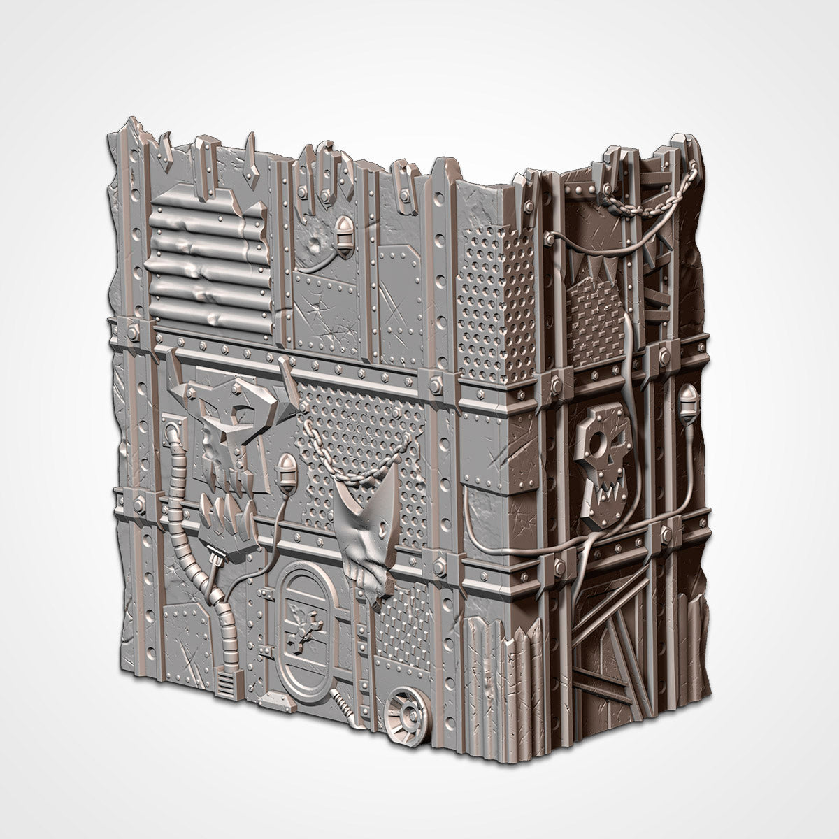 Orcs Large Ruin | WTC Foldable Terrain | Grimdark Tabletop Scenery