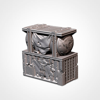 Orcs Double Container | WTC Foldable Terrain | Grimdark Tabletop Scenery