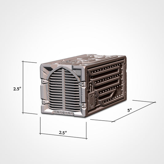 Industrial Single Container | WTC Foldable Terrain | Grimdark Tabletop Scenery