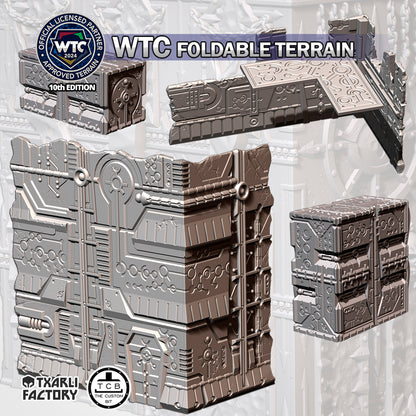 Necro WTC Foldable Terrain - Kill Team Set