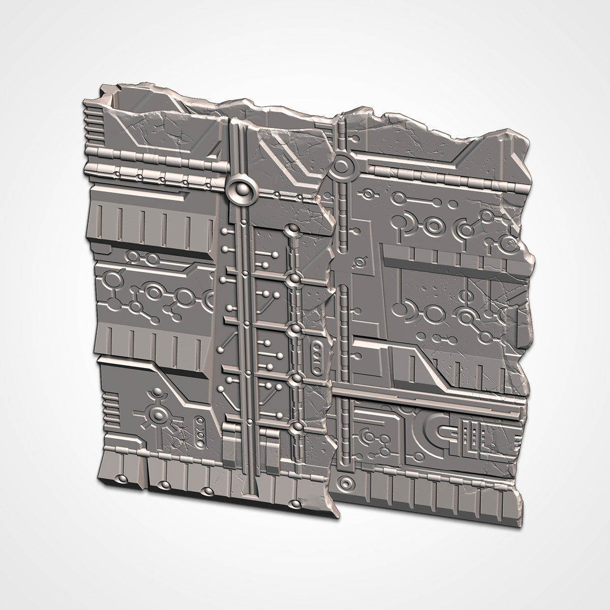 Necro Large Ruin | WTC Foldable Terrain | Grimdark Tabletop Scenery
