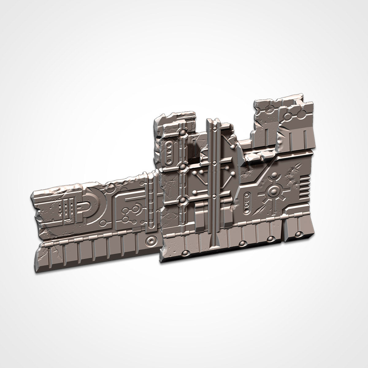 Necro Small Ruin | WTC Foldable Terrain | Grimdark Tabletop Scenery