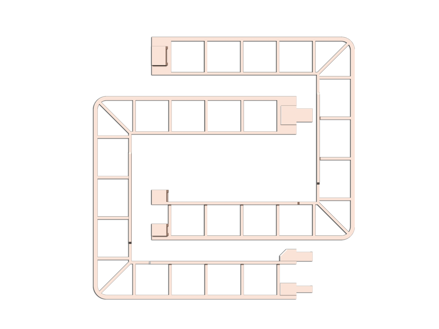 Templets Pack of 10 | WTC 12"×6" Footprint Templates