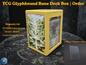 3D Printed Magnetic TCG Deck Box compatible with Pokémon TCG, Riftbound, Yu-Gi-Oh!, MTG Draft, One Piece TCG, Disney Lorcana | HueForge Art Panel | 70 Double Sleeved Cards | Premium Card Vault | UK Made | Gift for TCG Player